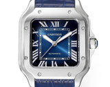 Blue 316L Steel - Blue Leather - Automatic - 47*40mm