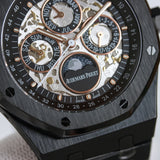 Black Grey- Black 904L Steel Hollow- Automatic - 41mm