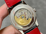 Red Black - Black Leather - Automatic - 40mm