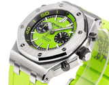 Green -Green Rubber - Quartz - 42mm