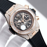 Yellow Gold 904L Steel - Black Rubber - Automatic - 42mm