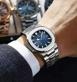 Blue - White 904L Steel - Automatic - 41mm