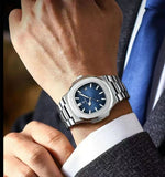 Blue - White 904L Steel - Automatic - 41mm