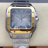 Grey Yellow 316L Steel - Silver 316L Steel - Automatic - 47*40mm