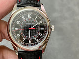 Red Black - Black Leather - Automatic - 40mm