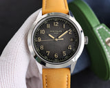 Yellow Black - Yellow Leather - Automatic - 40mm