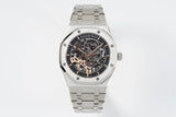 White Silver - Hollow 904L Steel - Automatic - 41mm