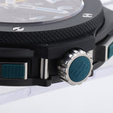 Black - Black 904L Steel - Black Leather - Quartz - 44mm