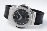 Black - Silver 904L Steel - Black Leather - Automatic - 42mm