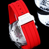 Red - Red Rubber - Automatic - 44mm