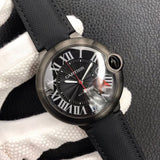 Black 316L Steel - Black Rubber - Automatic - 42mm