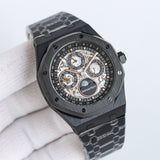 Black Grey- Black 904L Steel Hollow- Automatic - 41mm