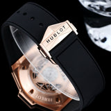 Rosegold Black - Black Rubber - Automatic - 45mm