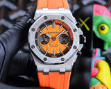 Orange -Prange Rubber - Quartz - 42mm