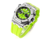 Green -Green Rubber - Quartz - 42mm