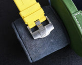 Yellow -Yellow Rubber - Quartz - 42mm