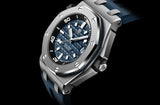 Blue Dial - Blue Rubber - 904L Steel - Automatic - 42mm