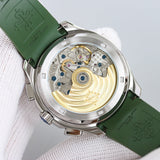 Chronograph - Green - Green Rubber - Automatic - 42mm