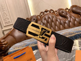 3D Texture Leather Dress Belts For Men