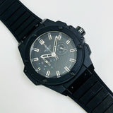 Chronograph -Black 316 Steel - Black Rubber - Quartz - 45mm