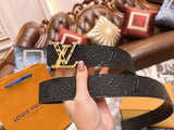 3D Texture Leather Dress Belts For Men