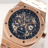 Blue - Rosegold 904L Steel Hollow- Automatic - 41mm