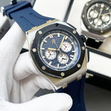 Chronograph - Ceramic Bezel - 904L Steel - Quartz- 43mm