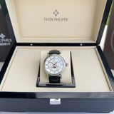 Classical -White Silver - Black Leather - Automatic - 42mm