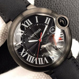 Black 316L Steel - Black Rubber - Automatic - 42mm