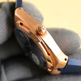 Blue Rosegold - Blue Rubber - Automatic - 41mm