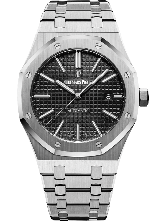 Classic 15400ST - Black 904L Steel - Silver - Automatic - 41mm