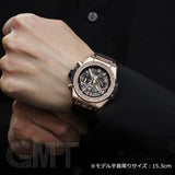 TOP! Rosegold - Hollow 904L Steel - Black Rubber - Automatic - 42mm