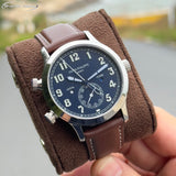 Silver Blue - Brown Leather - Automatic - 42mm