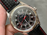 Red Black - Black Leather - Automatic - 40mm