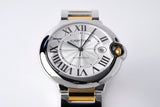 White 316L Steel - Yellow Silver Steel - Automatic - 42mm