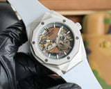 White Hollow - White Rubber - Automatic - 45mm