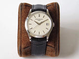 White 904L Steel - Black Leather - Automatic - 41mm