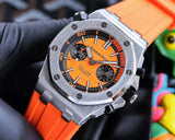 Orange -Prange Rubber - Quartz - 42mm