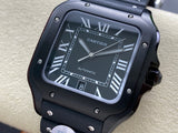 Black 316L Steel - Black Rubber - Automatic - 47*40mm