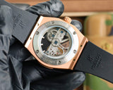 Rosegold Hollow - Black Rubber - Automatic - 45mm