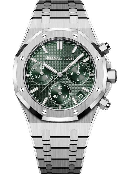 Green - 904L Steel - Quartz- 41mm