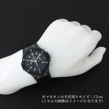 Black - Black 904L Steel - Black Leather - Quartz - 44mm