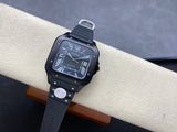 Black 316L Steel - Black Rubber - Automatic - 47*40mm