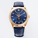 Blue Silver - Blue Leather - Automatic - 39mm