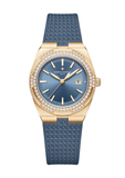 LADY - Blue - Rubber - Automatic - 33mm