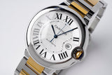 White 316L Steel - Yellow Silver Steel - Automatic - 42mm