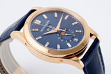 Blue Silver - Blue Leather - Automatic - 39mm