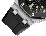 Black OFFs - Grey Rubber - Automatic - 42mm