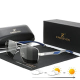 Aluminum Men's Sunglasses Polarized Lens Brand Design Temples Sun glasses Coating Mirror Glasses