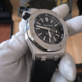 Black - Rubber - 904L Steel - Automatic - 42mm